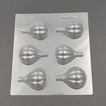 Молд для шоколаду (щільний пластик) Повітряні кулі 3д