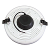 Світлодіодний вбудований світильник 20Вт LEDLIGHT PA-R 20W 1900Лм 4500К у санвузол (ванну кімнату) у натяжну стелю, фото 3