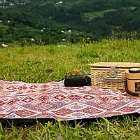 Килимок для пікніка та пляжу складний каремат туристичний похідний для кемпінгу