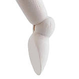 Велика, рухлива, дерев`яна людина RESTEQ, Дерев'яні action фігурка на підставці 32 см, фото 4