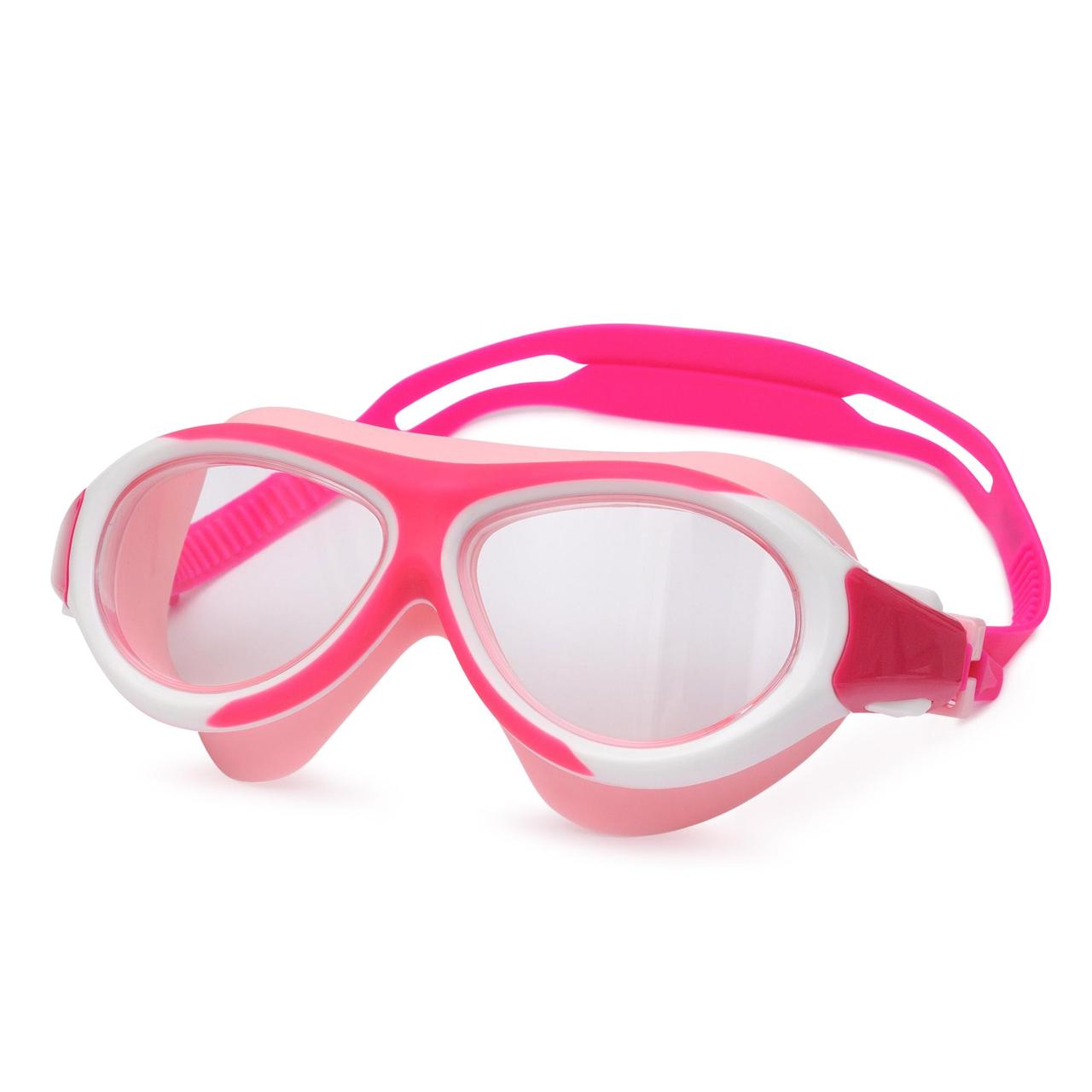 Дитяча маска для плавання Renvo Karu JR Anti-fog Рожевий Білий OSFM (1SM100-0703), фото 1