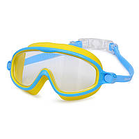 Дитяча маска для плавання Renvo Garsen JR Anti-fog Жовтий Блакитний OSFM (1SM110-0408)