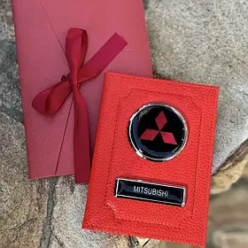 Обкладинка для документів з логотипом авто та держ номером