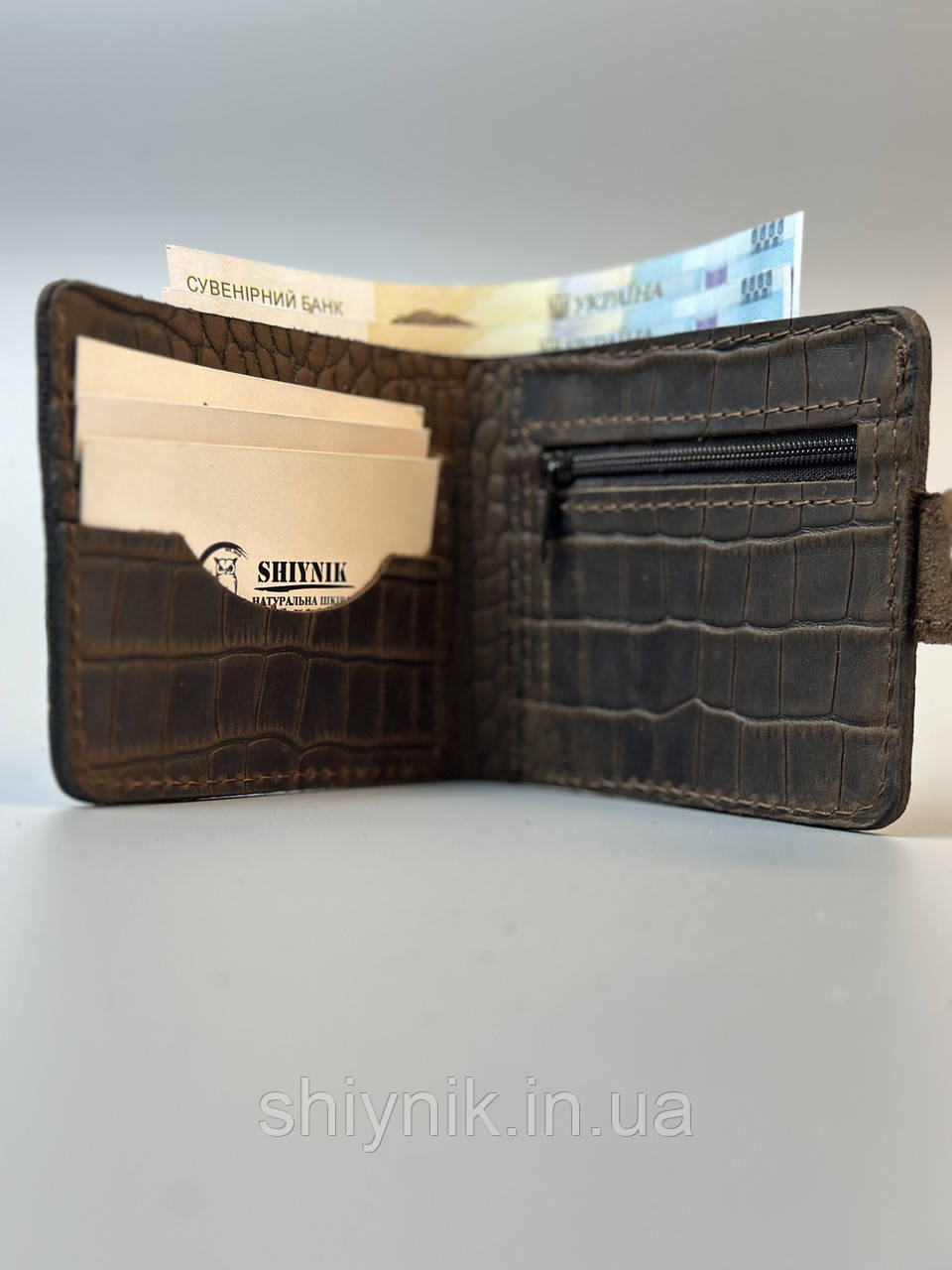 Шкіряний гаманець DIXON коричневий, фото 1