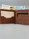 Шкіряний гаманець DIXON коньяк, фото 2