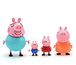 Набір фігурок Свинка Пеппа RESTEQ, іграшки Peppa Pig, фігурки Свинка Пеппа і сім'я, ігрові фігурки для дітей, фото 2