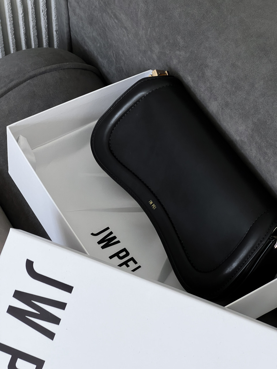 Сумка багет JW PEI чорний Є, фото 1