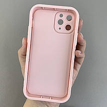 Чохол для Apple iPhone 11 Pro чохол з високими бортами із зірочками на телефон айфон 11 про рожевий q05d, фото 2