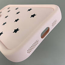 Чохол для Apple iPhone 11 Pro чохол з високими бортами із зірочками на телефон айфон 11 про рожевий q05d, фото 4