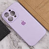 Силіконовий чохол для iPhone 14 Pro - Full Camera з мікрофіброю (Лого), Purple, фото 5