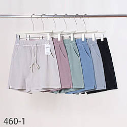 Жіночі котонові шорти "Фабричний Китай" Розміри: 48,50,52,54 (16289)