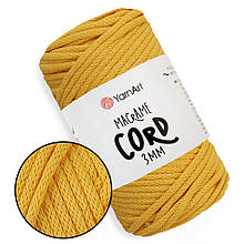 YarnArt Macrame Cord 3 мм, Жовтий №764