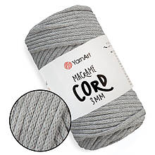 YarnArt Macrame Cord 3 мм, Світло-сірий №756