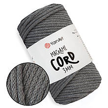 YarnArt Macrame Cord 3 мм, Сірий №774