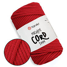 YarnArt Macrame Cord 3 мм, Червоний №773