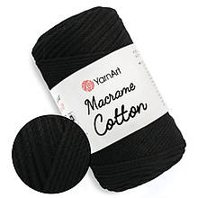 YarnArt Macrame Cotton, Чорний No750