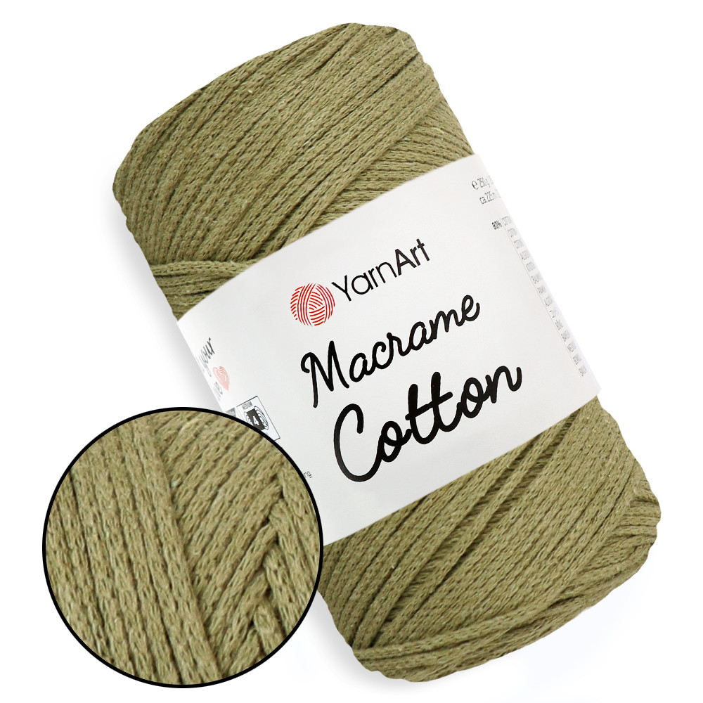YarnArt Macrame Cotton, Світла полинь No793