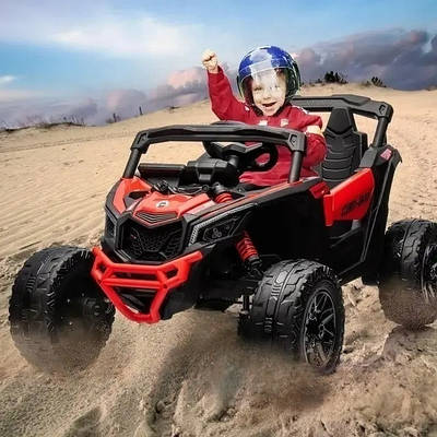 Електромобіль Джип Баггі Дитячий транспорт на акумуляторі Внедорожник з пультом Машина Bambi Racer з MP3 USB