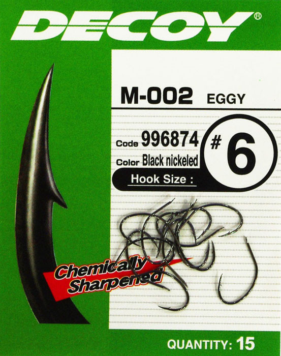 Гачок Decoy M-002 Eggy #12 (15 шт/уп), фото 1