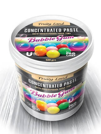 Концентрована ароматизована паста Bubble Gum рожева 500 г, фото 1
