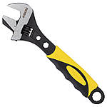 Ключ розвідний з переставною губкою 200 мм, 0-30 мм CrV (TPR) SIGMA (4100921)