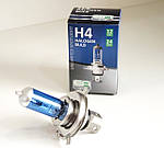 Галогенная лампа EuroAuto 12V 60/55W H4 P43t SUPER WHITE