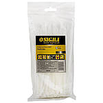 Хомут нейлон 2.5×150 мм 100 шт (білий) SIGMA (2501051)