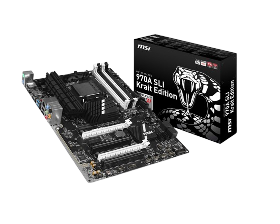 Материнська плата MSI 970A SLI Krait Edition Socket AM3+ (970A SLI Krait Edition) Б/В