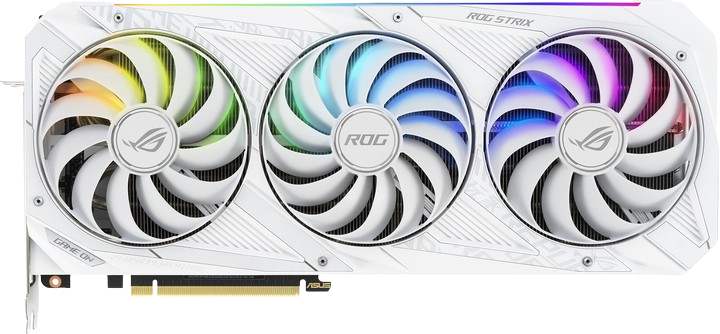 Відеокарта GeForce RTX 3080 10GB Asus ROG Strix Gaming White (ROG-STRIX-RTX3080-10G-WHITE) Б/В