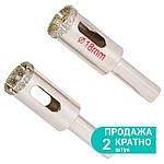 Коронки алмазні кераміки та скла Ø 18 мм (КРАТНО 2шт) SIGMA (1541181)