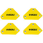 Набір тримачів магнітних міні 4 кг 52×20×40×16×38 мм (45,90,135°) 4 шт. SIGMA (4270251)