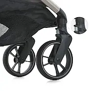 Коляска‑книжка El Camino BEYA ME 1127-C, автоскладна, амортизація, 3 положення спинки, 8.6 кг, компактне складання, фото 9