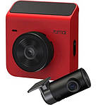 Відеореєстратор Xiaomi 70mai Dash Cam A400+камера заднього огляду RC09 Red