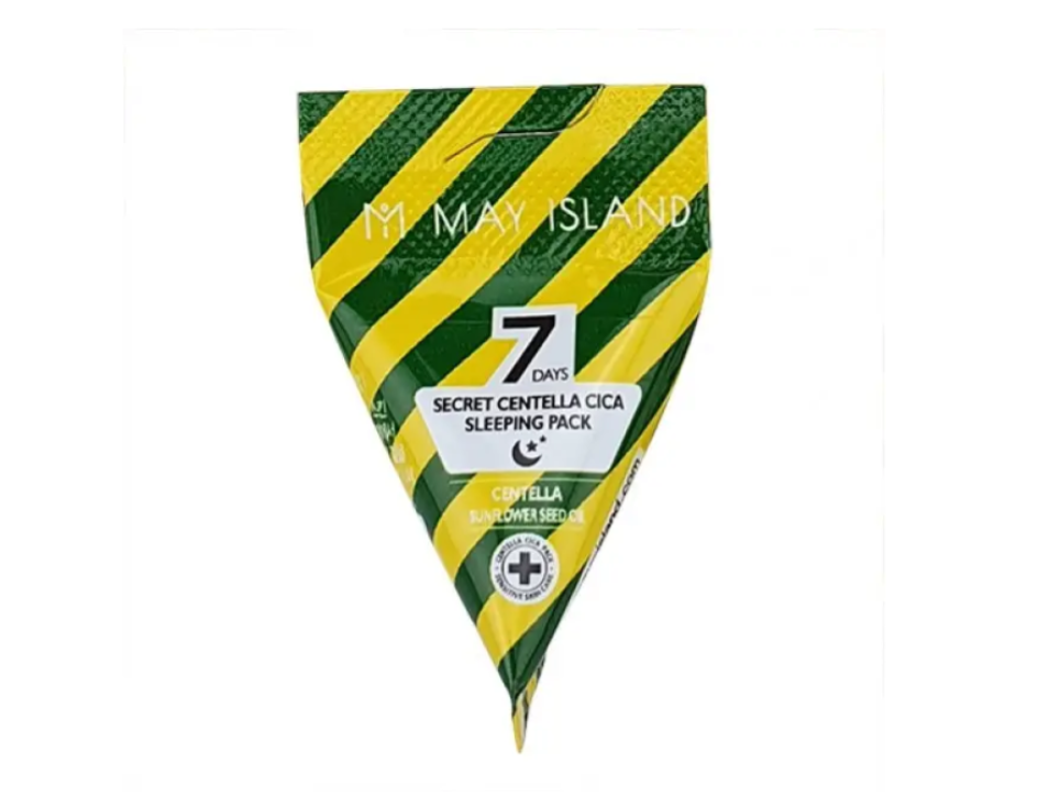 Ночная маска с тыквенным экстрактом May Island 7 Days Centella Cica Sleeping Pack 5g, фото 1