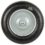 Колесо пневматичне 14" (3.50-8) 360×85 мм вісь Ø 16 мм довжина 90 мм для садово-будівельної тачки FLORA (5057334)