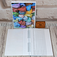 Порожня карта кольорів для зразків муліне Luca-S