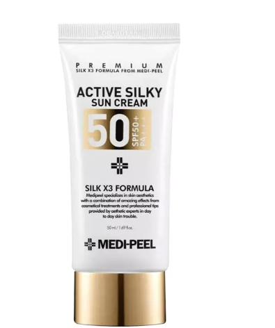 Солнцезащитный крем Medi-Peel Active Silky Sun Cream SPF50+ /PA+++, 50 ml, фото 1