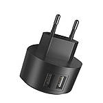 Мережевий зарядний пристрій Hoco C67A Shell dual port charger