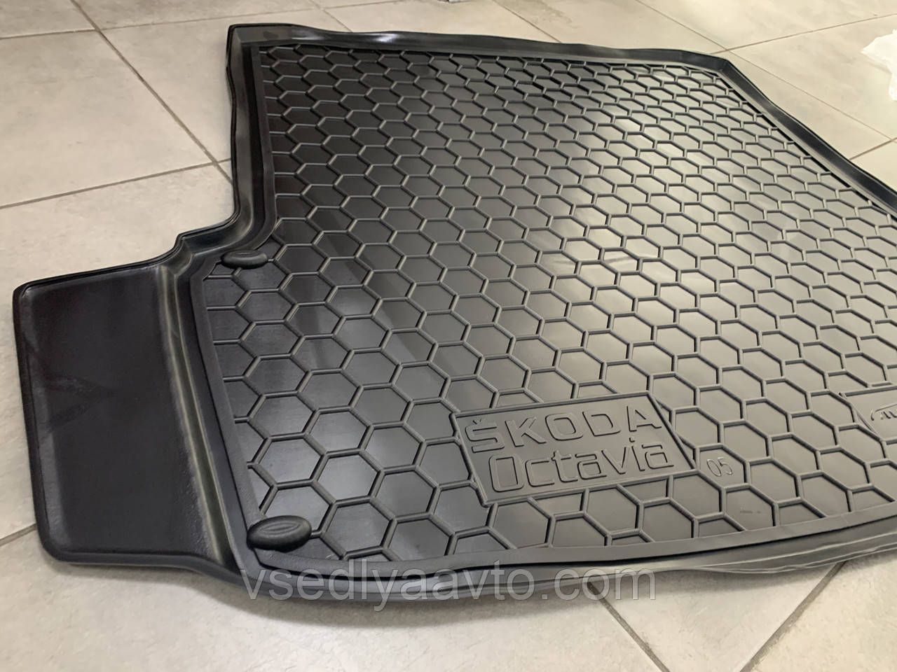 Килимок в багажник SKODA Octavia A5 з 2004-2012 рр. ліфтбек (Avto-gumm) поліуретан, фото 1