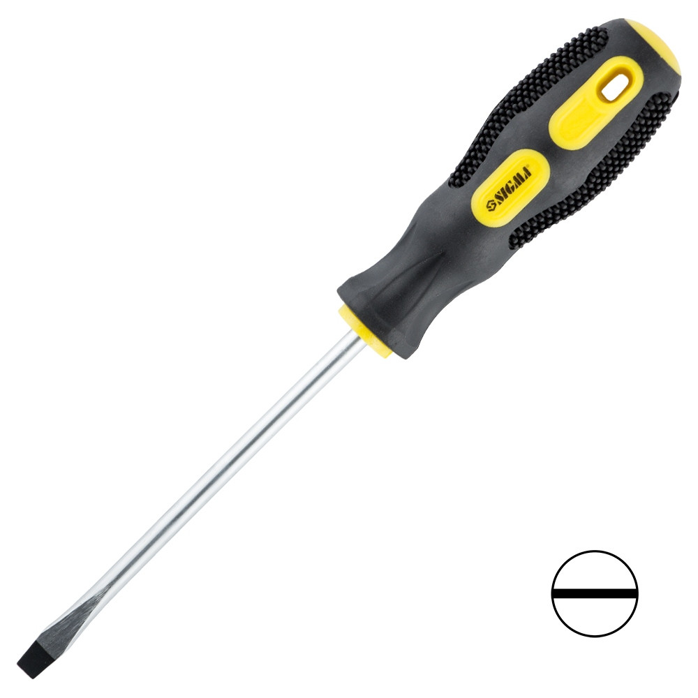 Викрутка шліцьова SL6.0×125мм CrV SIGMA (4006391), фото 1