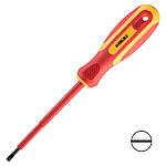 Викрутка діелектрична шліцьова SL4.0×100 мм 1000В CrV SIGMA (4008031)