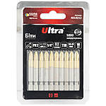 Біти PH2×50 мм 1⁄4" 10 шт S2 TIN (блістер) ULTRA (4014212)