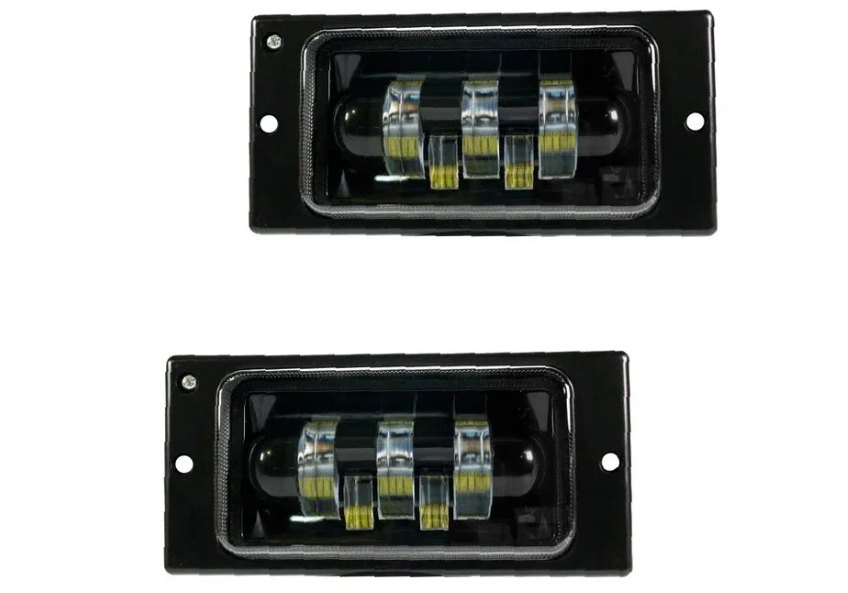 LED-фара 50W білий + жовте світло ВАЗ 2110, 2111, 2112, 2114, Нива (JR-50W), фото 1