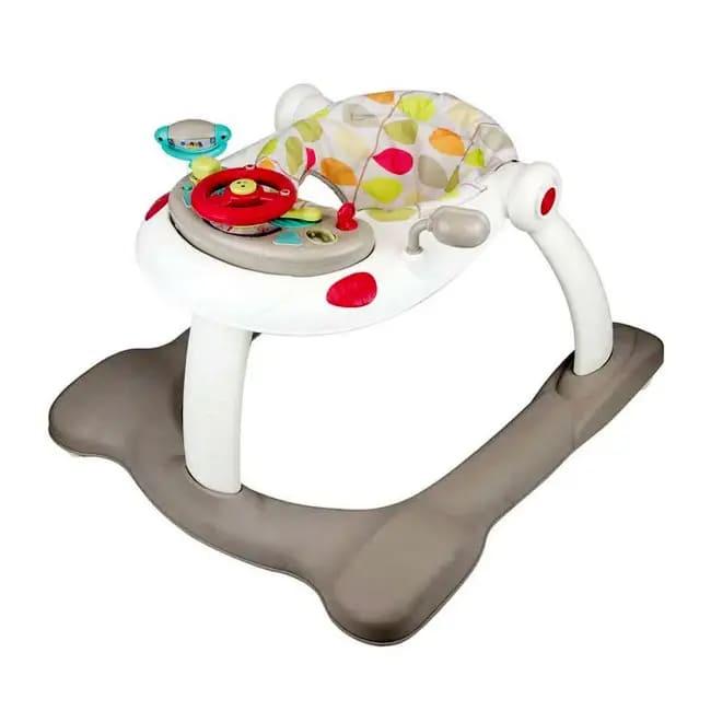 Ходунки WinFun 2в1, кермо, рухомі деталі, білий-сірий 805300-NL