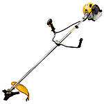 Тример бензиновий 2.4 кВт 43.0см3 жорсткий вал U-ручка (котушка, ніж) SIGMA (5612601)