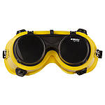 Окуляри зварника з відкидним склом (круглі) SIGMA (9413651)