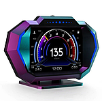 Бортовий комп'ютер HUD P24 GPS-спідометр, OBD2