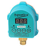 Реле тиску електронне 1.1 кВт Ø1⁄4" із захистом сухого ходу + вилка AQUATICA (779533)
