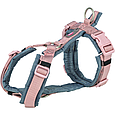 Шлея Trixie Premium трекінгова для собак S 36–44 см 15 мм рожево-сіра, фото 2