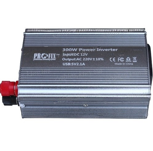 Інвертор 12V-220V PROFix 300W USB без зарядного, фото 1